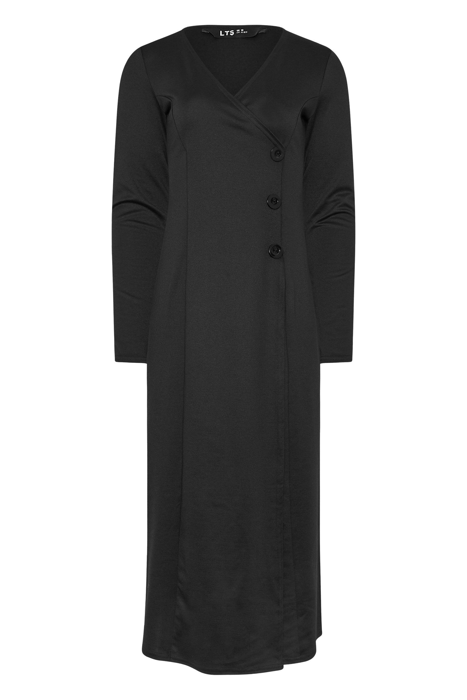 Long Tall Sally Tall Button Wrap Midi Dress