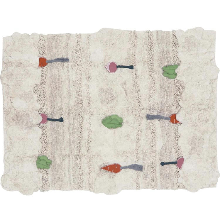 OLIETCAROL - Tapis d'activités enfant texturé beige 120x160cm