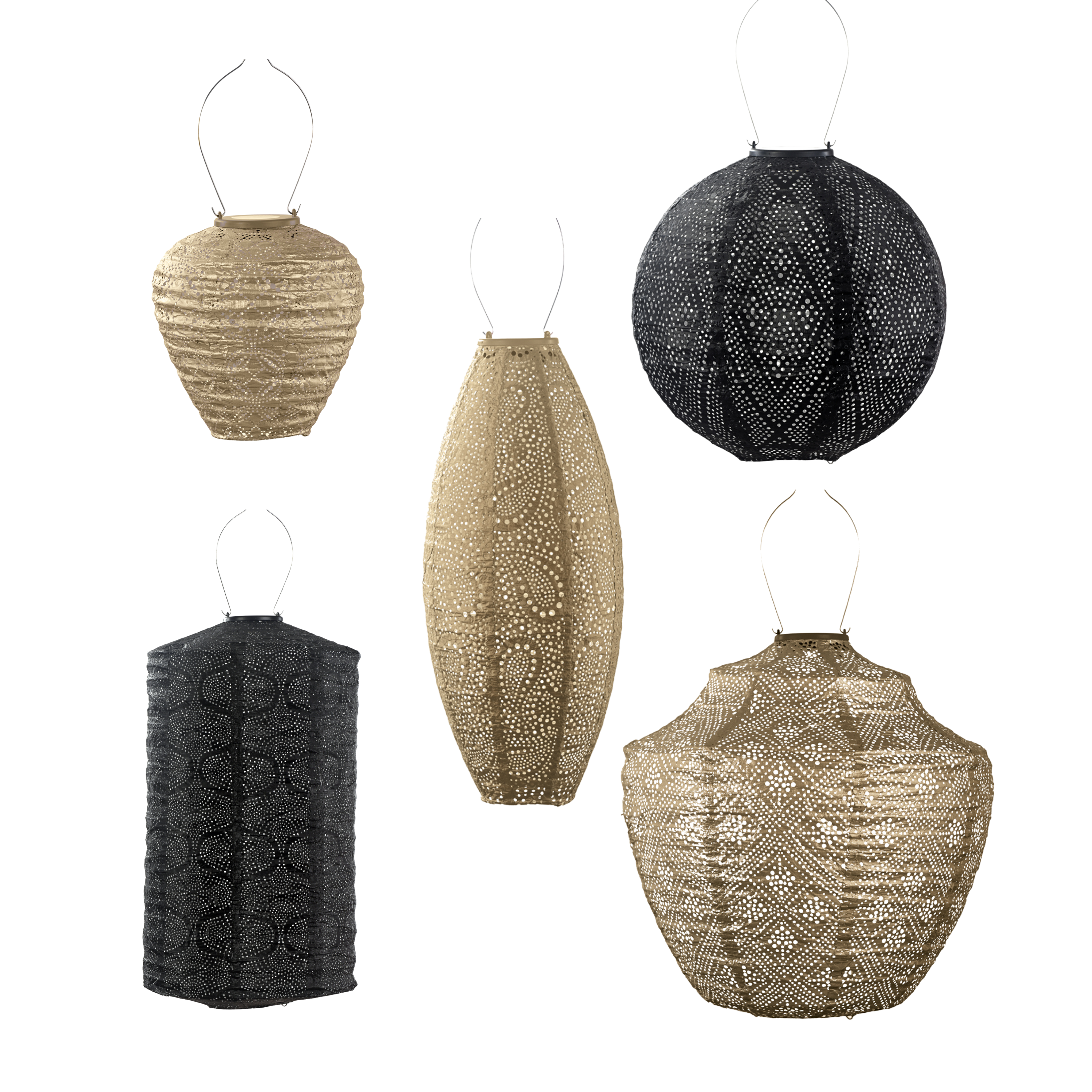 Lumiz solar lampion - butchart set - 5 stuks