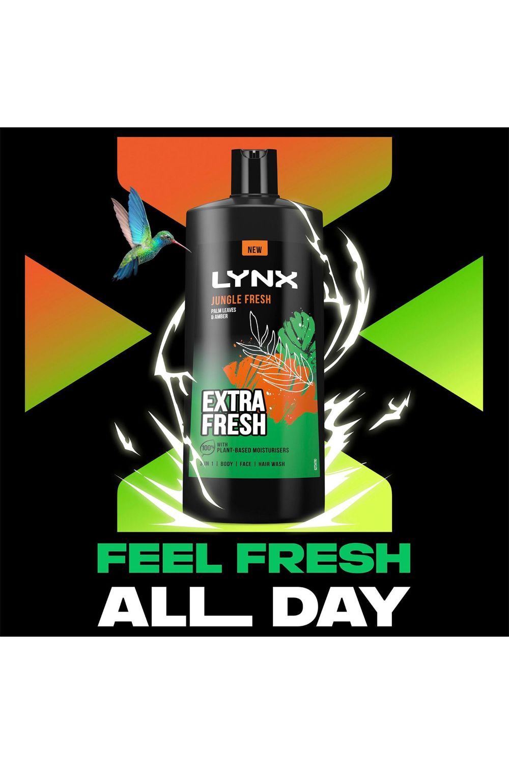 Lynx Epic Fresh 'Shower Gel' Grapefruit & Tropical 700ml, 6 Pack