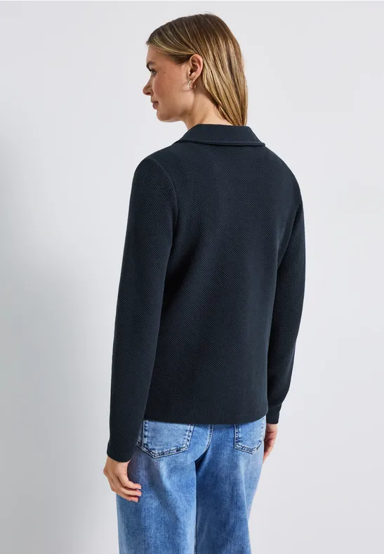 Basic Blazer mit Struktur