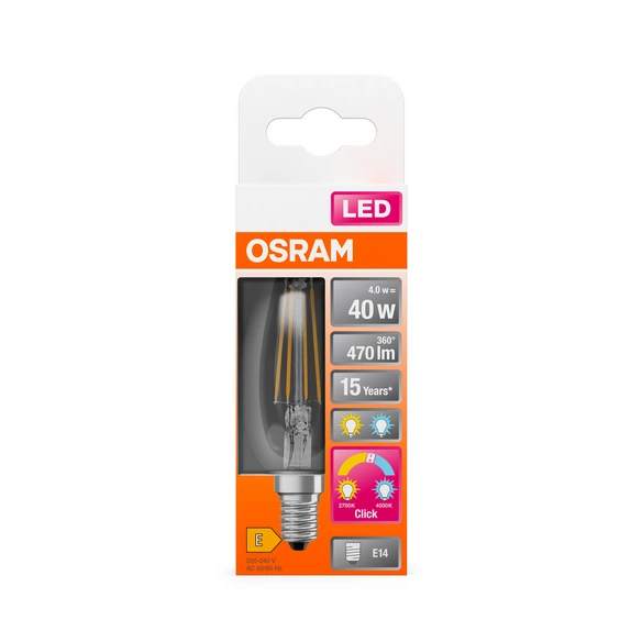 LED-Leuchtmittel »LED RELAX and ACTIVE CLASSIC B«, 4 W, E14, warmweiß,kaltweiß