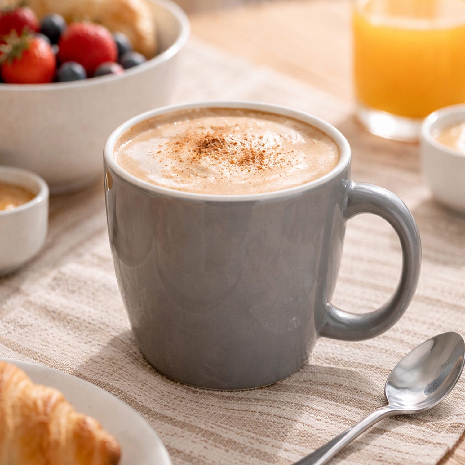 Tazza mug in terracotta 180 ml grigio Colorama
