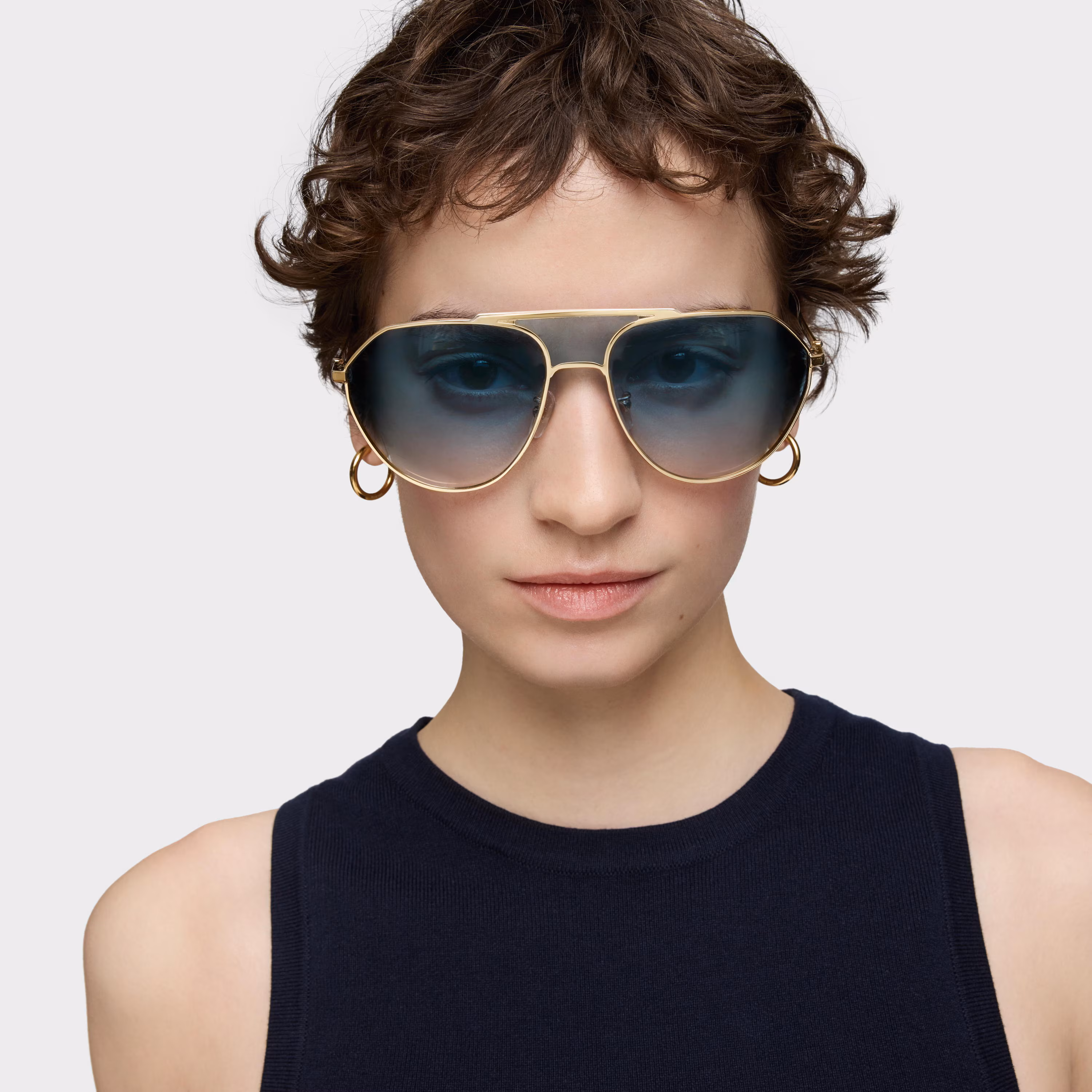Gafas de sol dorado TOUS Pilot