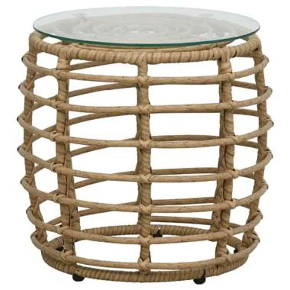 vidaXL - Bistroset - Bruin - Poly rattan
