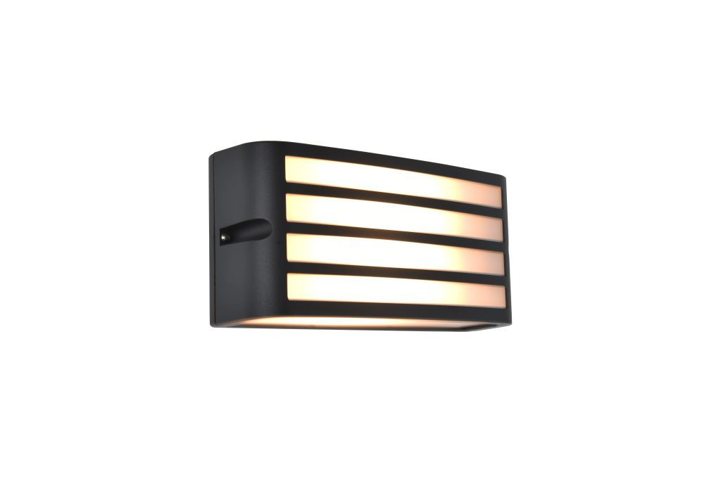 Kinkiet zewnętrznyszary i odcienie szarości ZEBRA 1xE27x25W IP44 Lutec