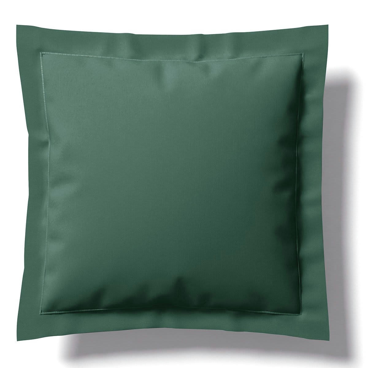 VEXIN - Taie d'oreiller coton emeraude 50x75 cm