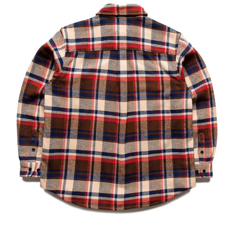 A Bathing Ape Bape Check Shirt - Red