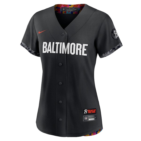 Baltimore Orioles Nike Women's 2023 City Connect Replica Jersey - Black