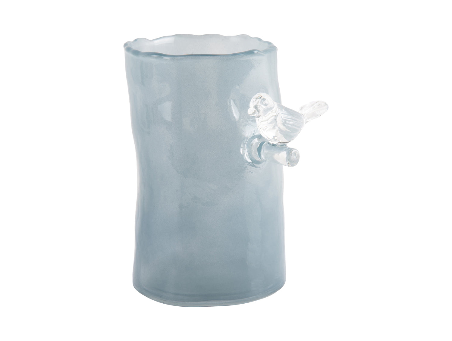 present time - Vase Bird On Branch Small