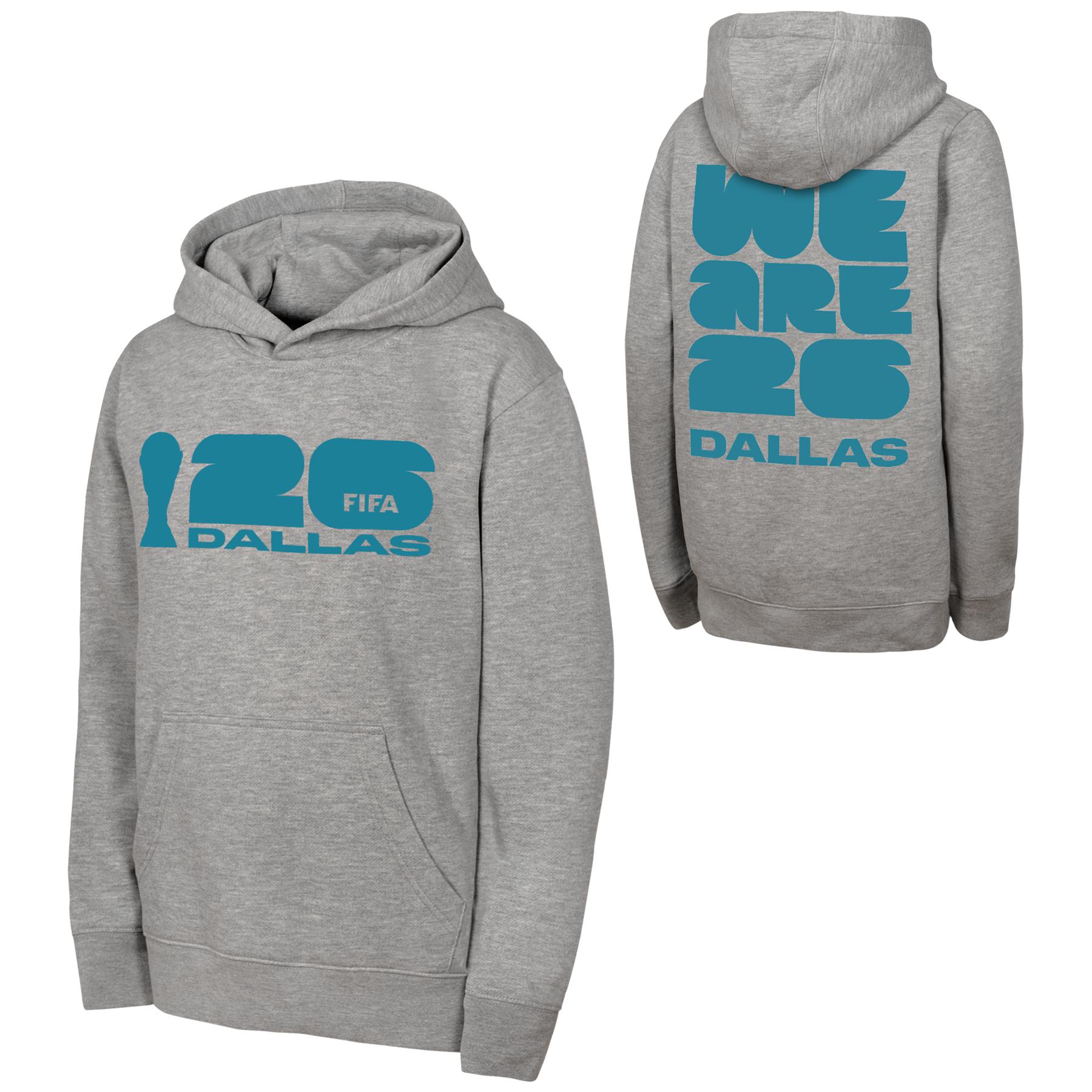 2026 World Cup Dallas Grey Hoodie - Unisex