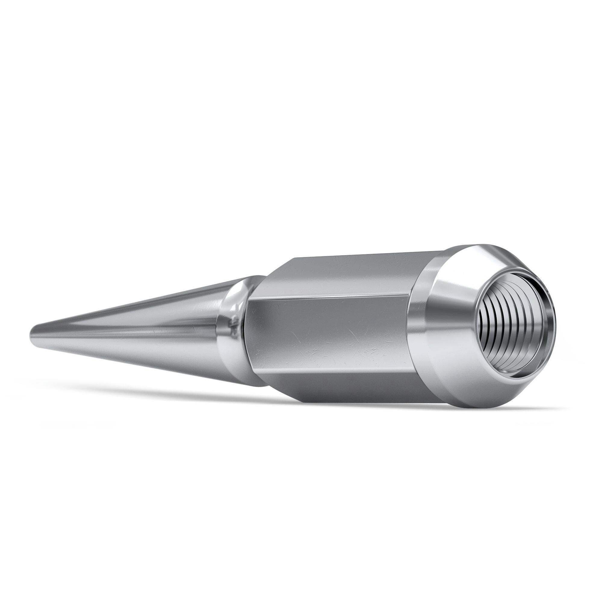 White Knight 14mm x 1.5 Spike Lug Nuts, 3/4