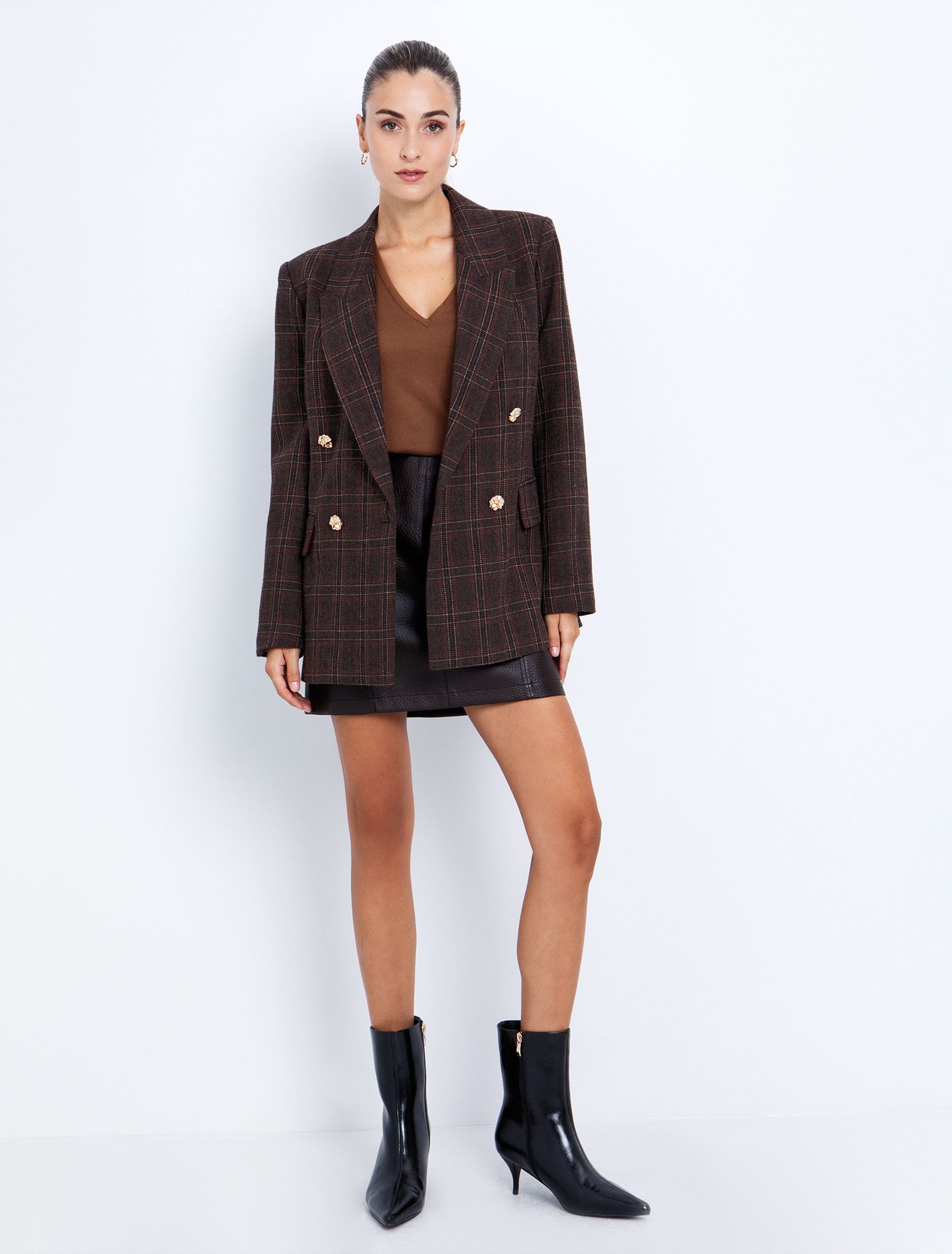 Mπλούζα με rib-V