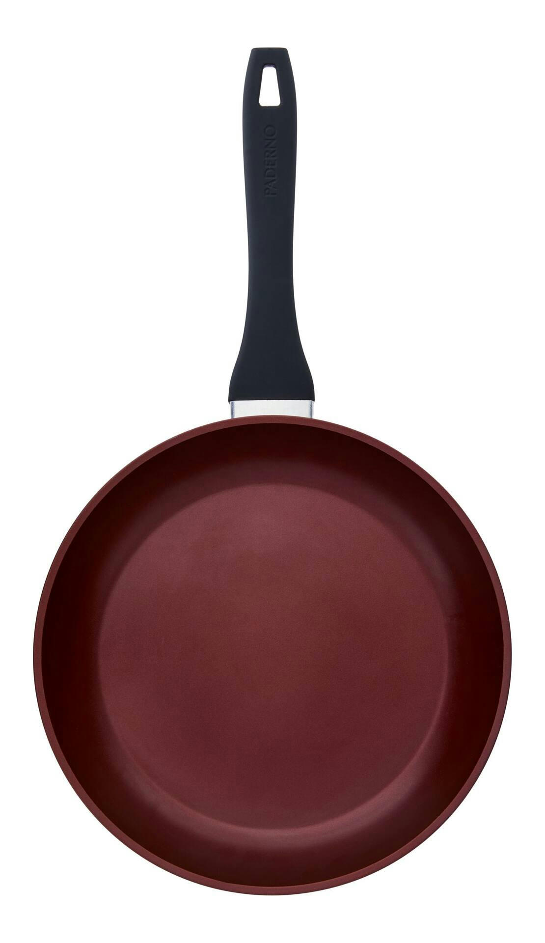 PADERNO Classic Frying Pan, PFOA-Free, Non-Stick, Maroon, 26cm