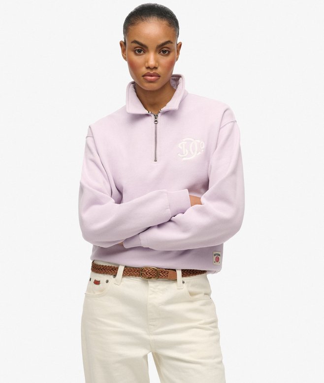 SD&Co. Collared Half Zip Sweatshirt