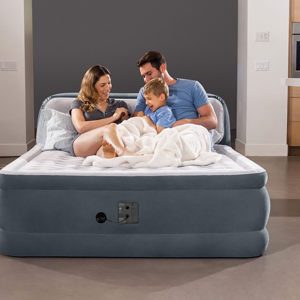 Matelas gonflable Ultra Plush avec tête de lit 2 personnes