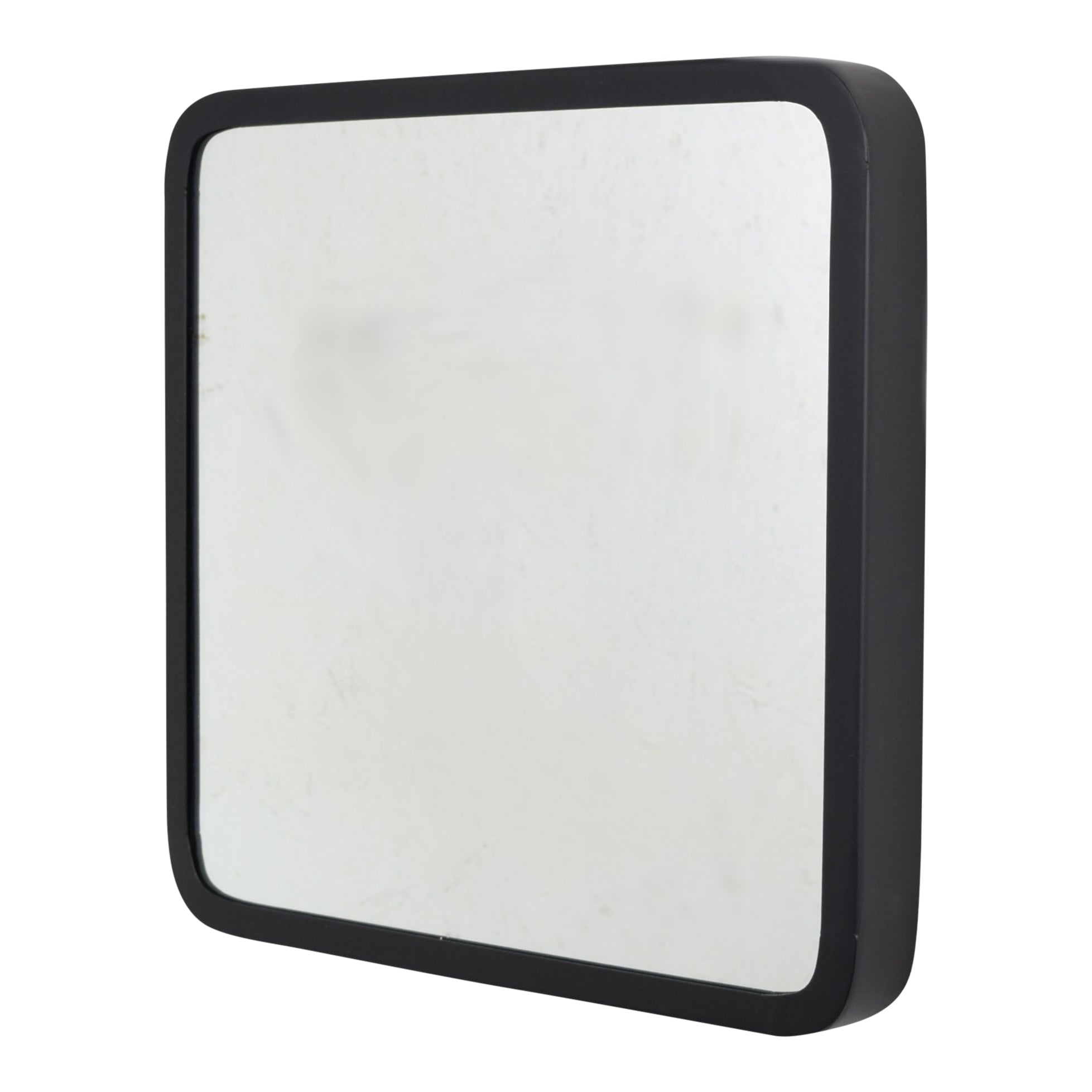 LOFT42 Mirror Spiegel Vierkant Zwart - Industrieel - Metaal - 42x42