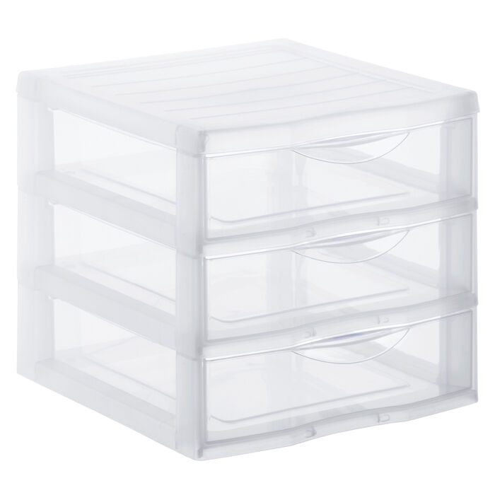 Módulo de arrumação com 3 gavetas