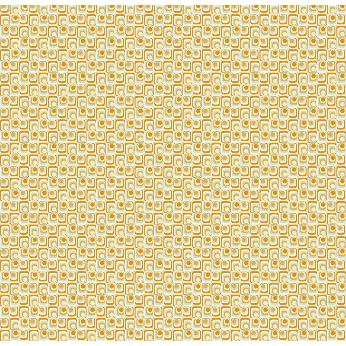 DIABOLO ORANGE - Papier peint panoramique motif imprimé Jaune clair 288x280cm