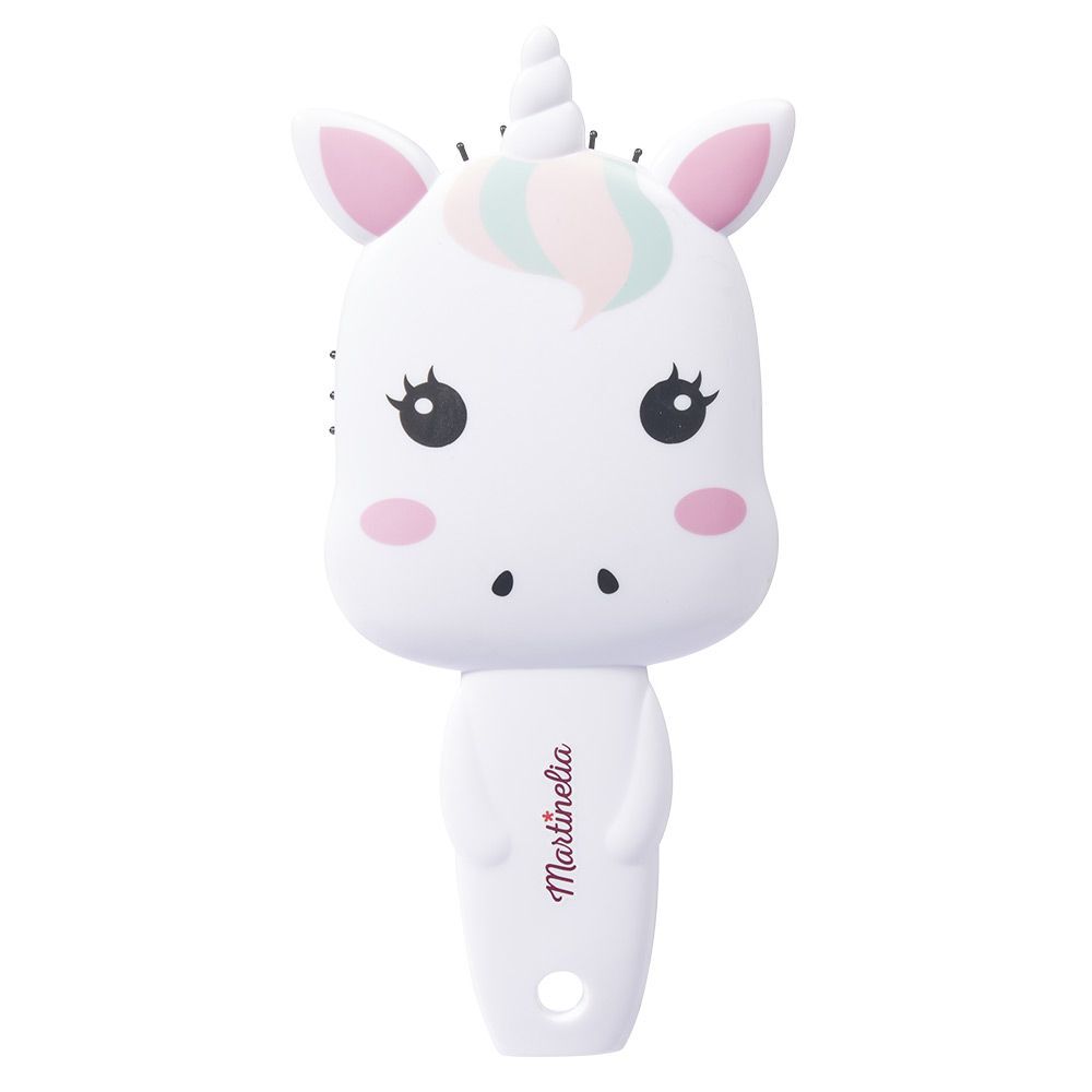 Brosse à cheveux enfant Martinelia forme licorne