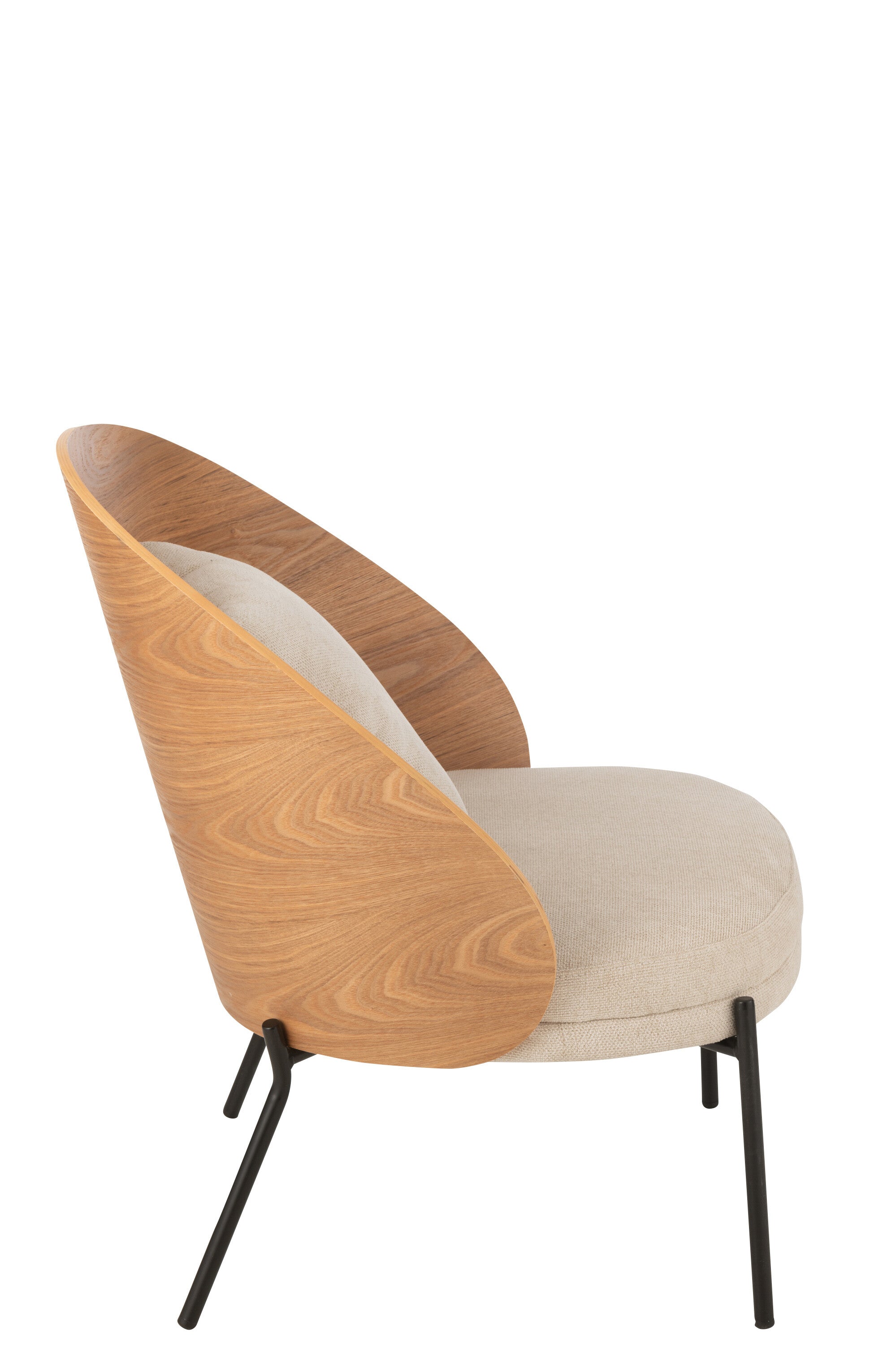 J-Line stoel Lone - multiplex metaal - naturel beige