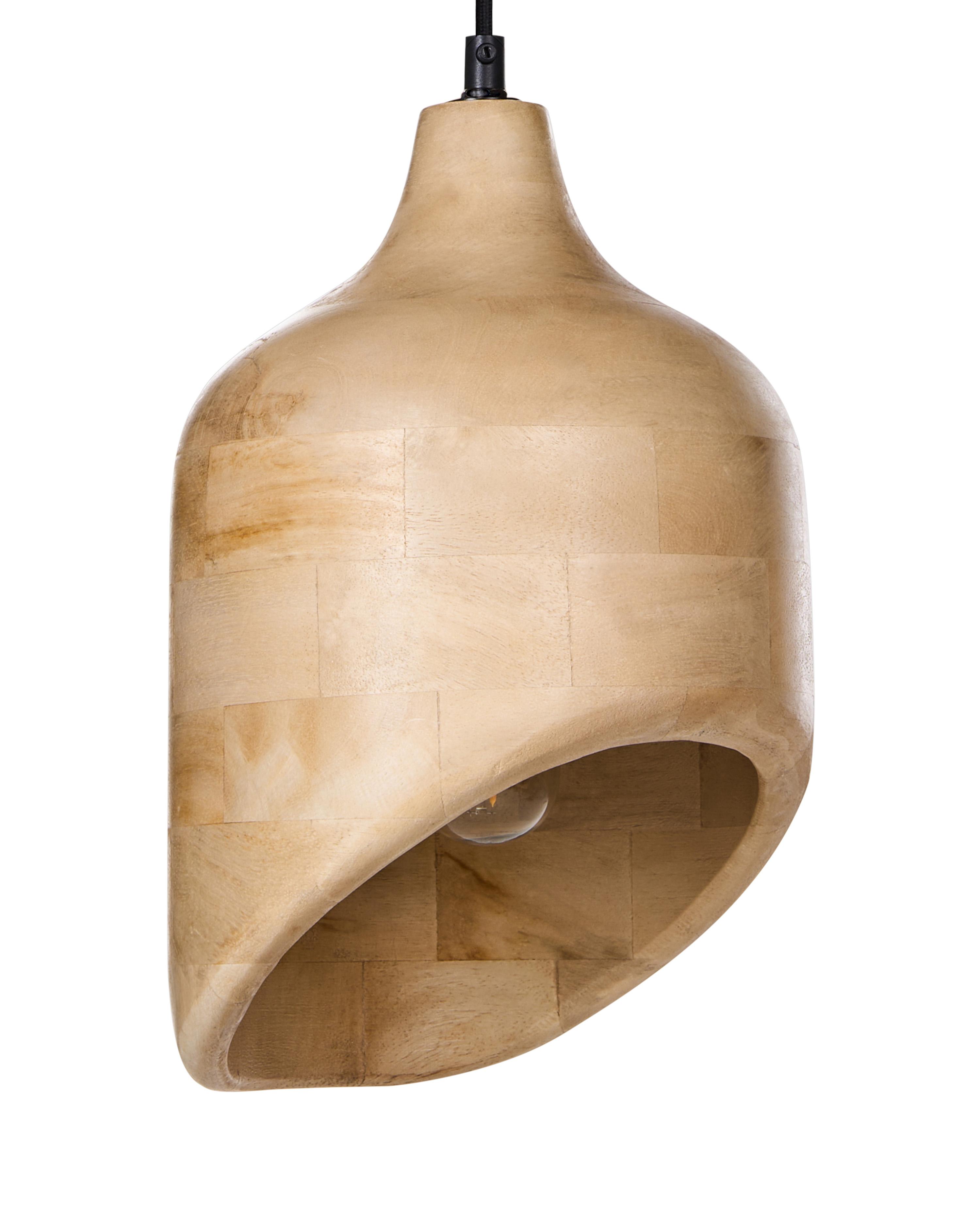 Pendant Lamp GANDAKI Mango Wood Light Brown