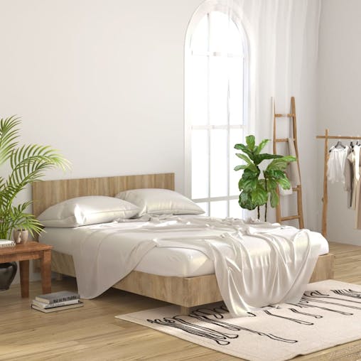 NNEVL Bed Headboard Sonoma Oak 160x1.5x80 cm Engineered Wood
