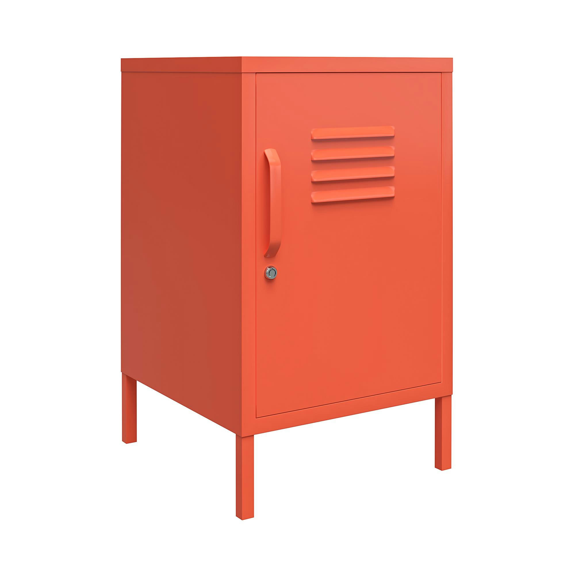 CACHE - Table d'appoint revêtement en poudre en métal orange