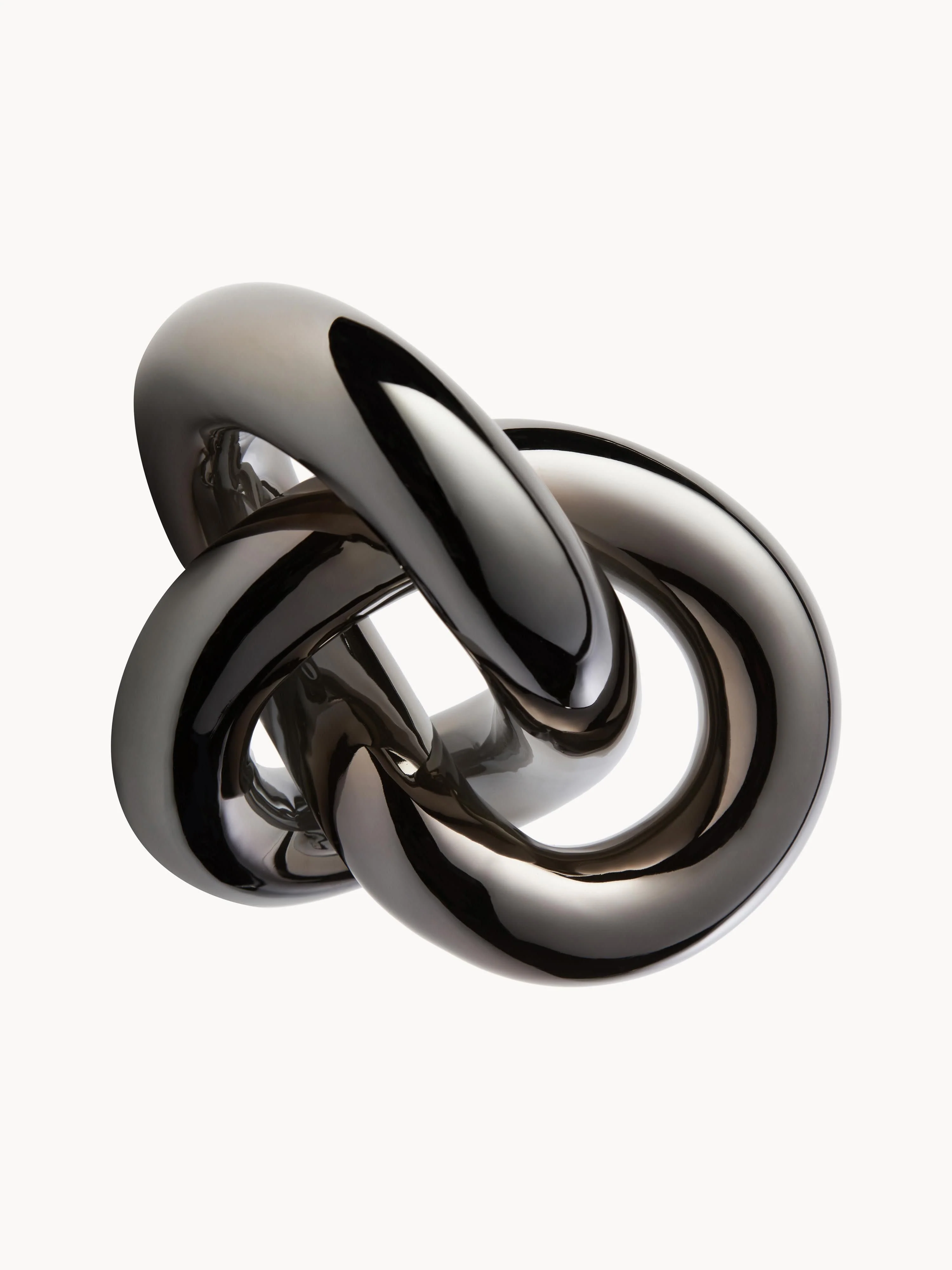 Handgefertigtes Deko-Objekt Knot, H 9 cm
