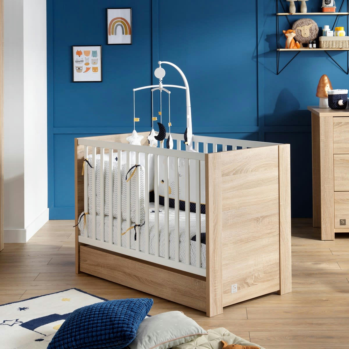 ANTONIN - Tiroir pour lit antonin 60 x 120 chêne