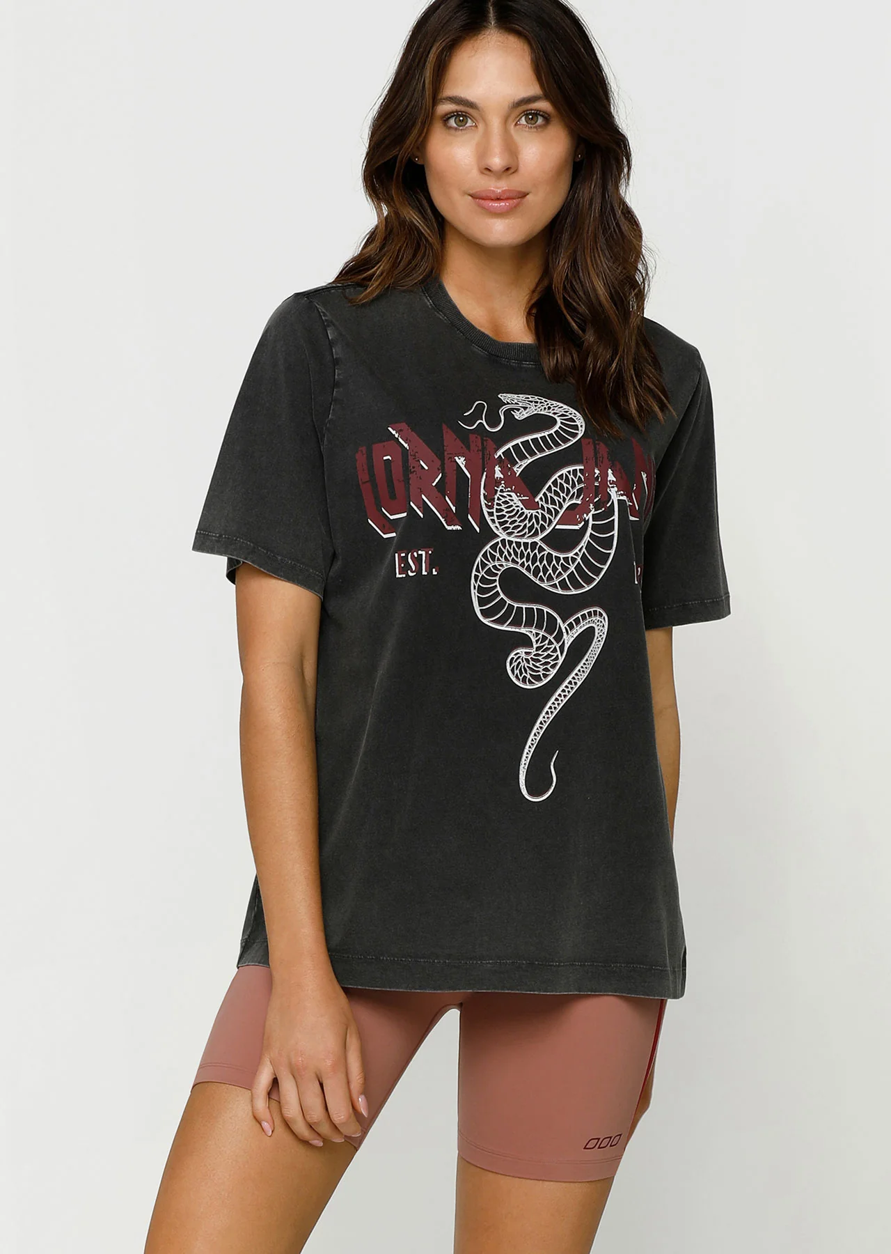 Grunge Snake Oversized Tee