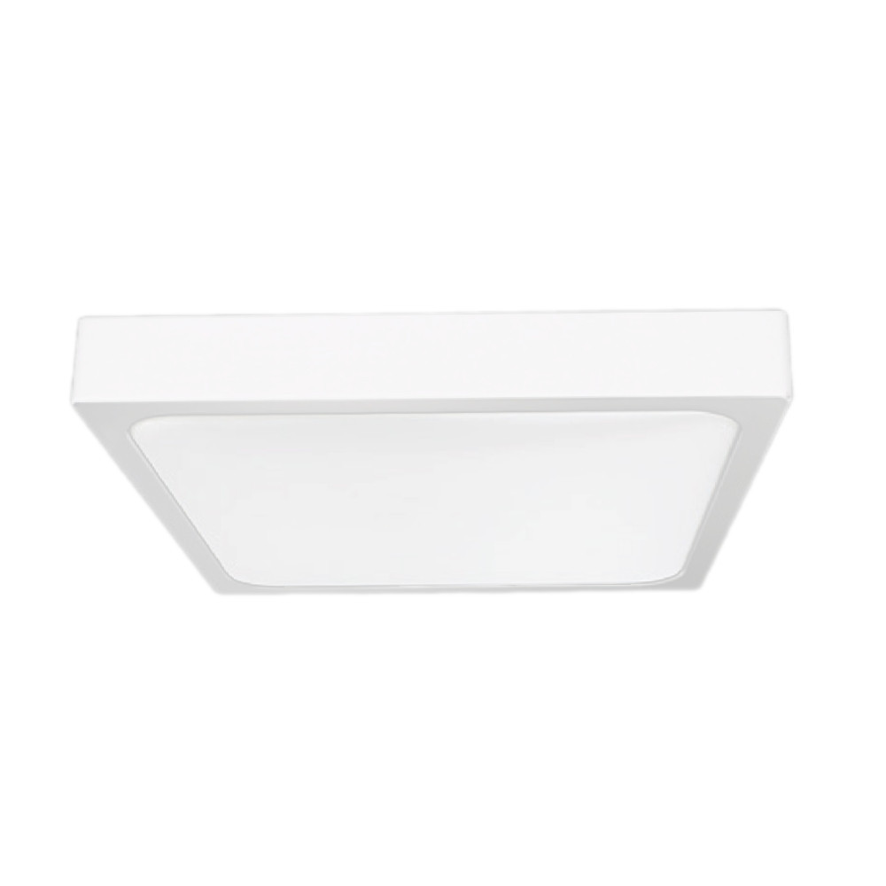 Plafon 8618kwadratowy biały LED 1x18W 22,5cm 1800lm IP44 V-TAC