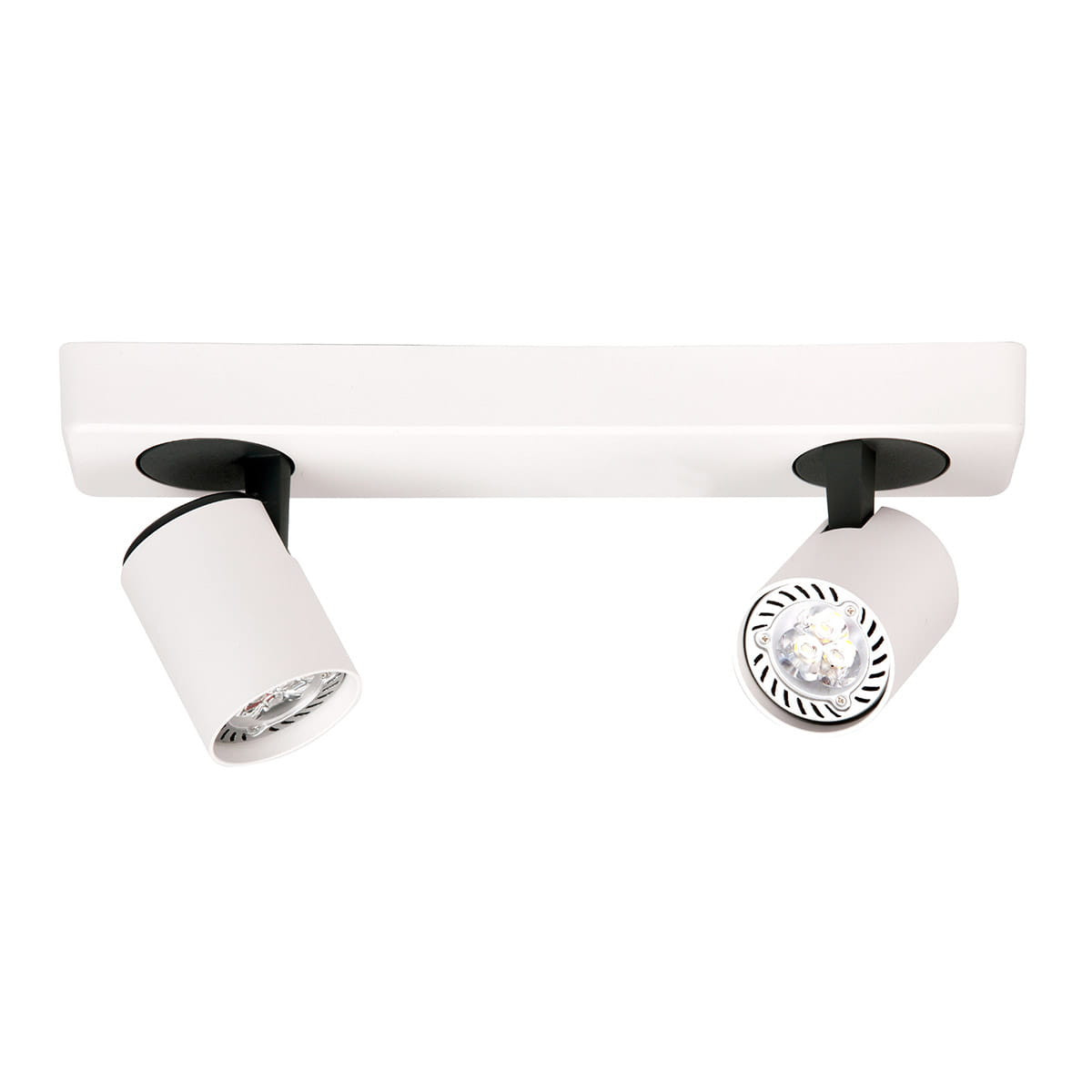 Spot listwa biało-czarny ELVIRA 2xGU10x25W wym:14x32x7cm IP20 Italux