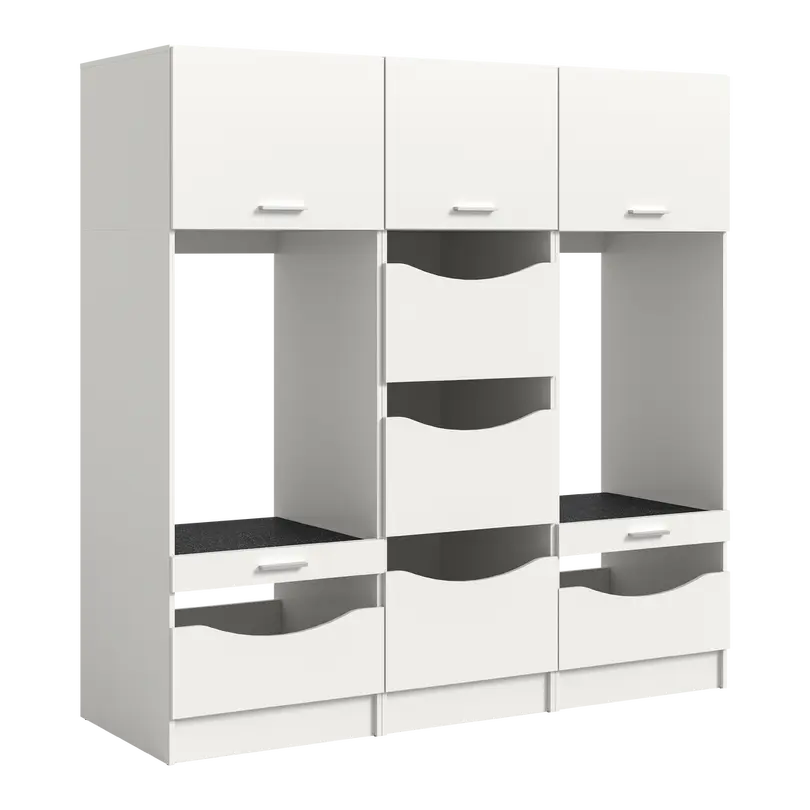 Waschmaschinenschrank 3-teilig Free