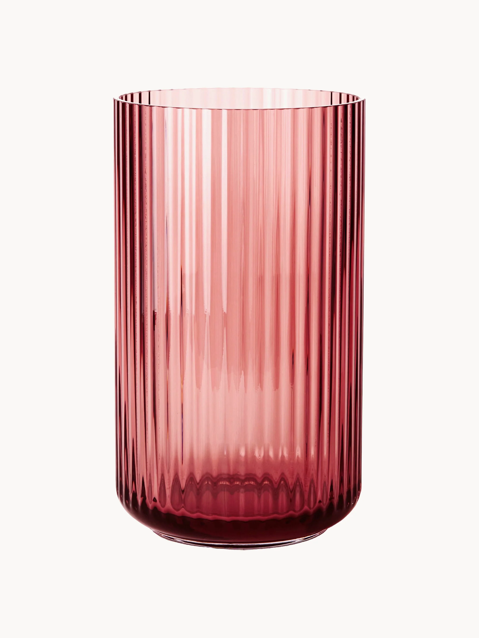 Mundgeblasene Vase Lyngby, H 25 cm