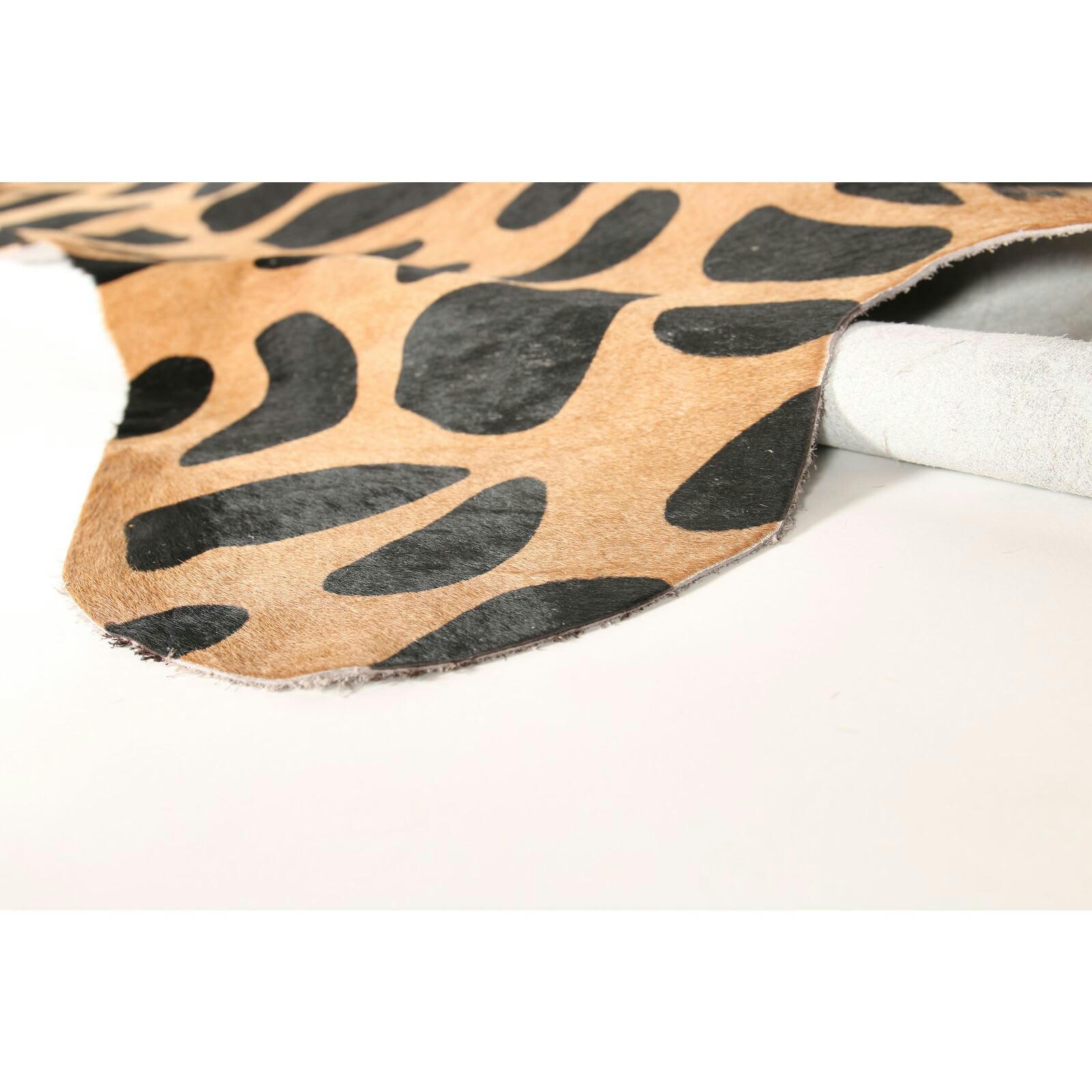 SAFARI - Tapis peau naturelle Cuir Marron