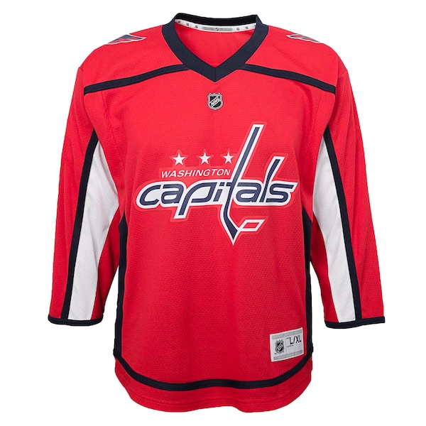 Washington Capitals Preschool Home Replica Custom Jersey - Red