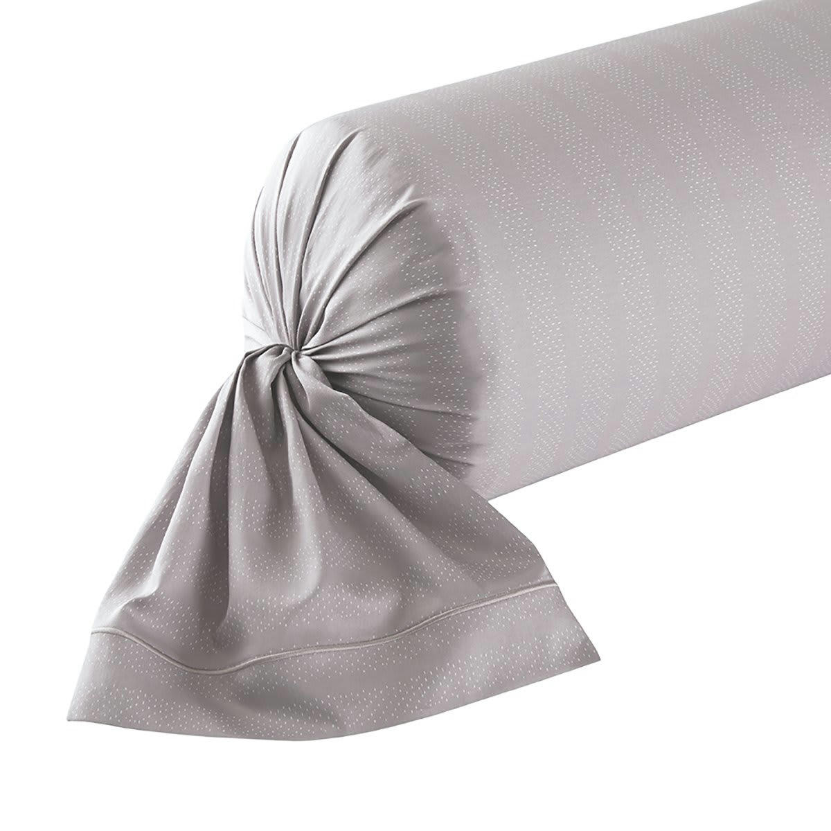 TUILERIES - Taie de traversin satin beige 43x210 cm