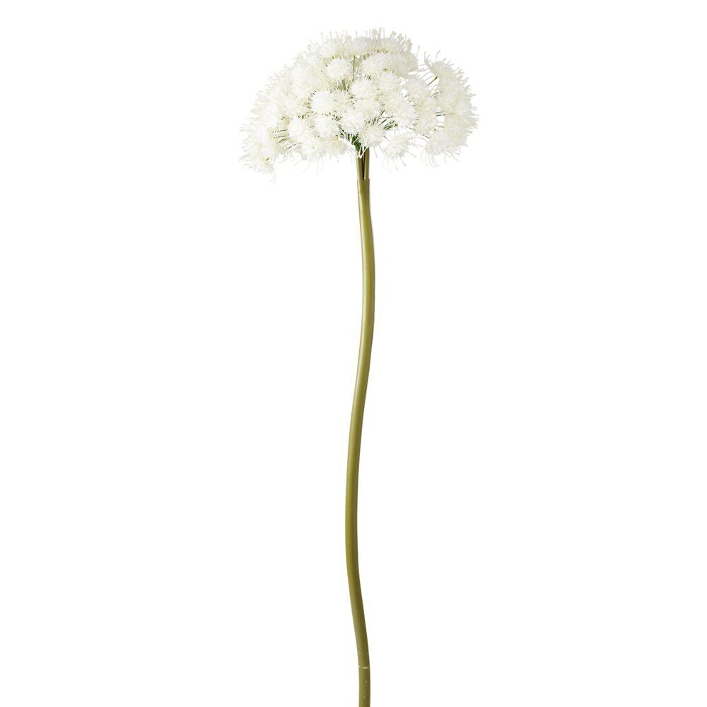 Fleur artificielle XL blanche façon allium Ø45xH178cm