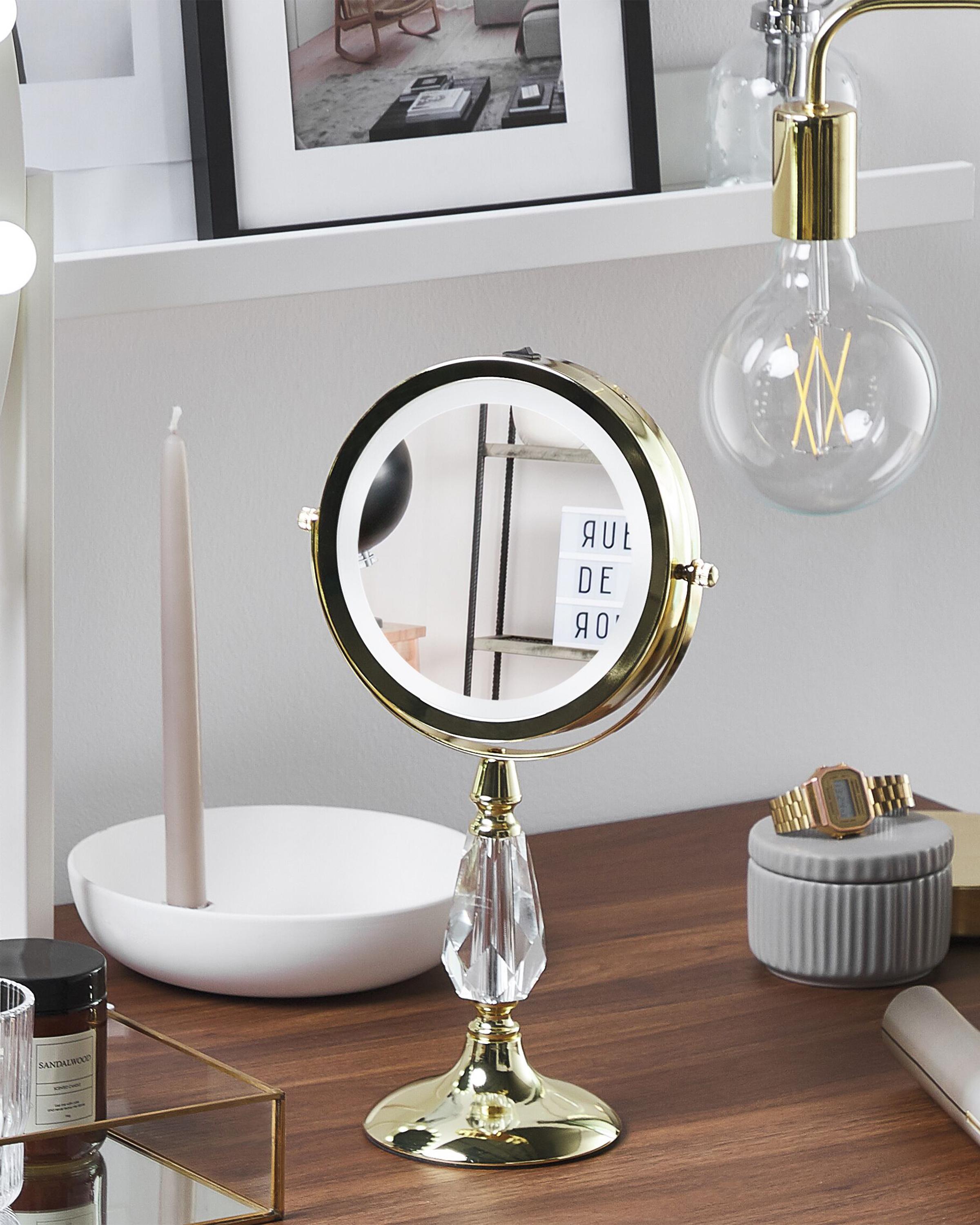 Makeup Mirror LED MAURY Gold