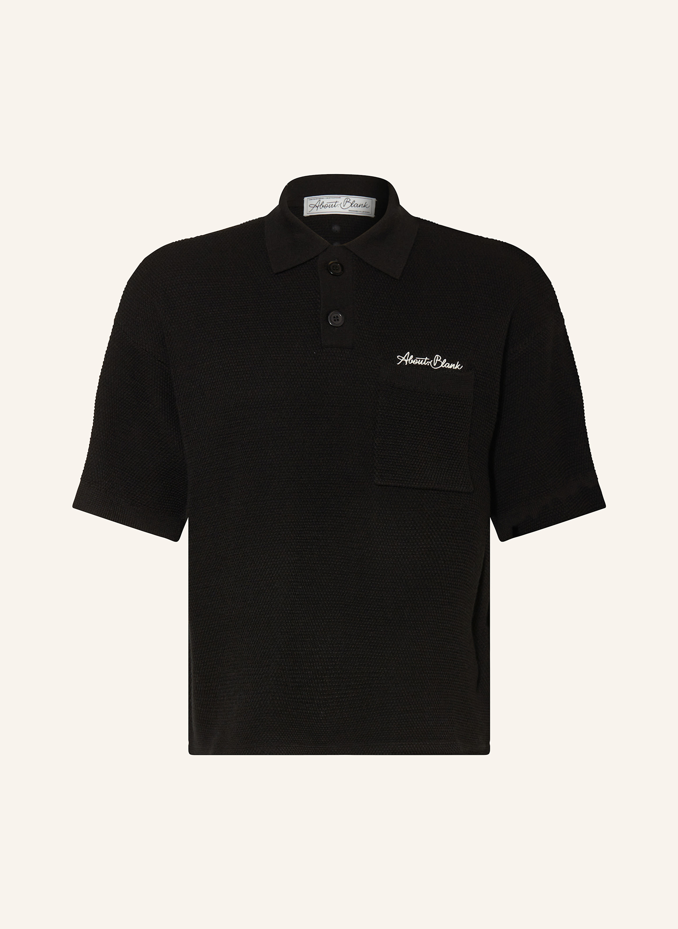 about:blank Piqué-Poloshirt Relaxed Fit