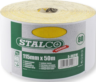 Papiery ścierny w rolce 155 mm x 50 m , G40 STALCO S-36314