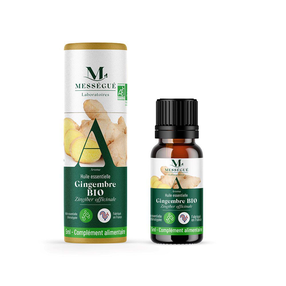 Huile essentielle gingembre bio Mességué 5ml