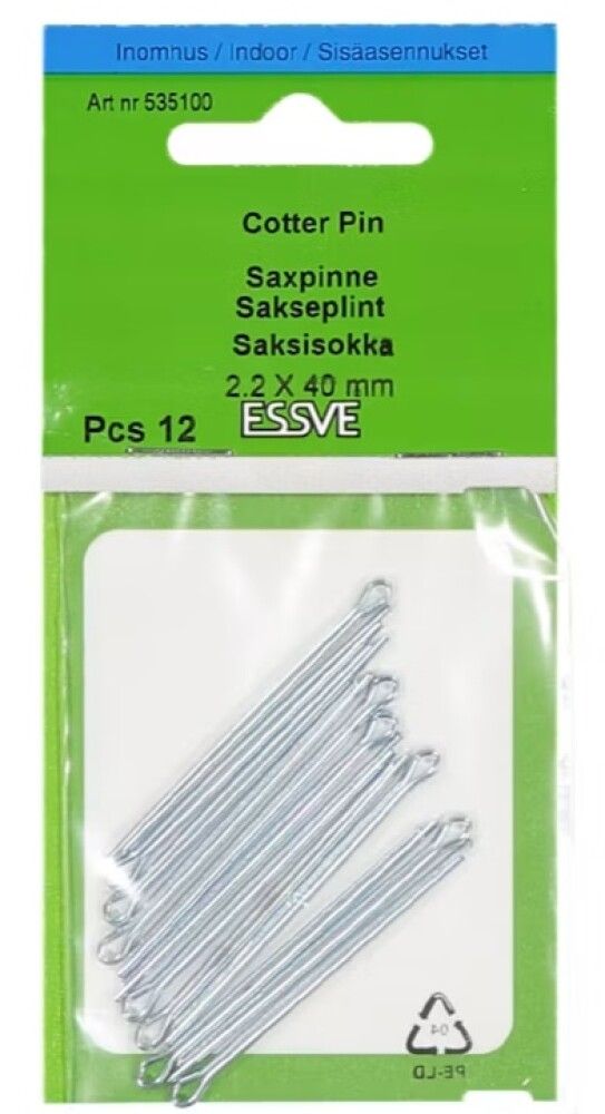 SAKSESPLINT ESSVE FZB 2,2X40 MM