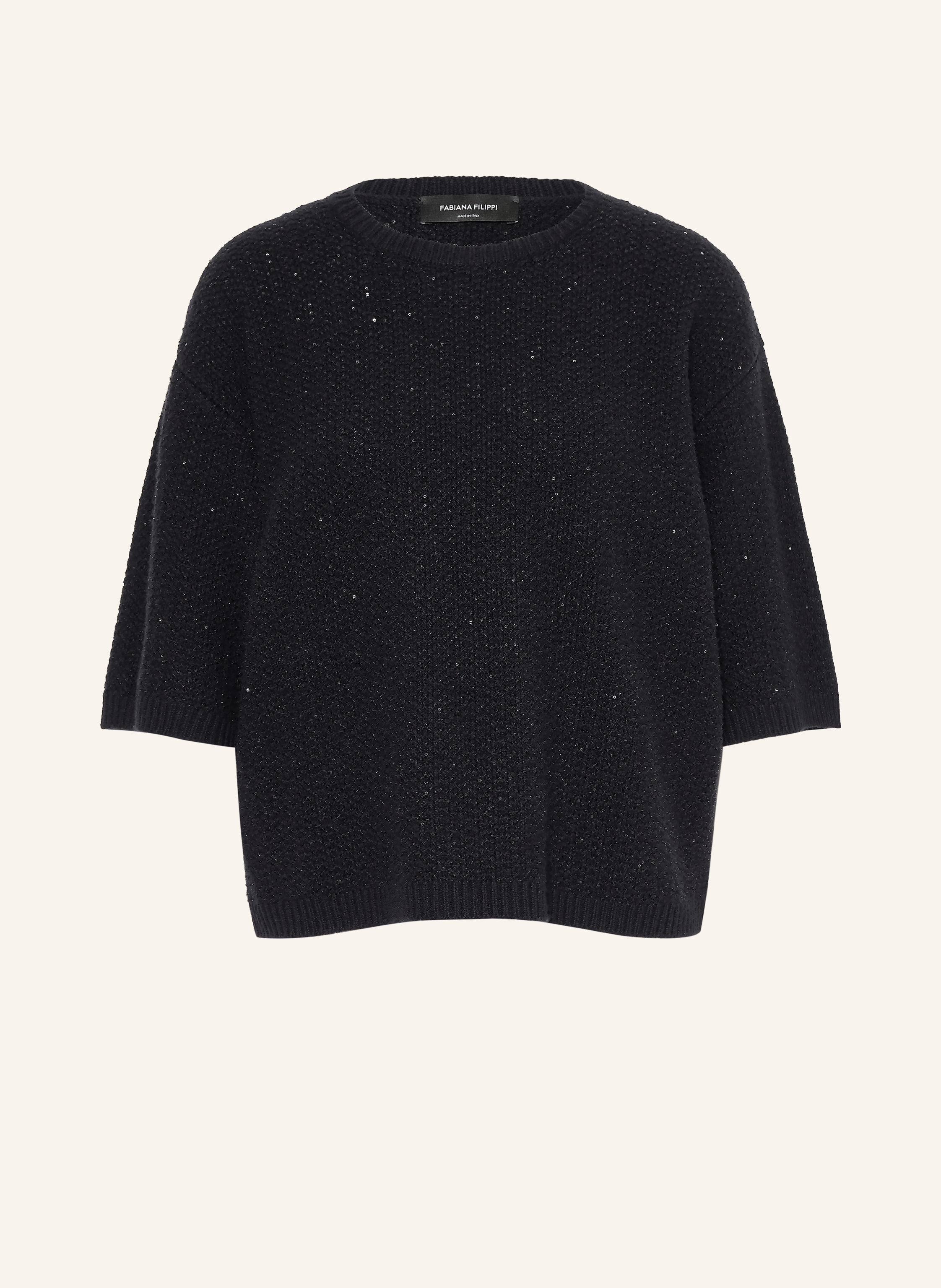 FABIANA FILIPPI Strickshirt mit Pailletten
