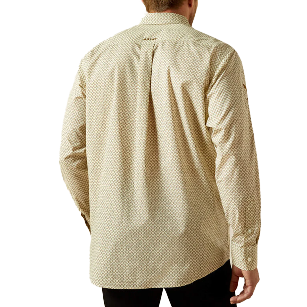 Мужская рубашка Ariat Team Pierce Classic Fit с длинными рукавами и пуговицами