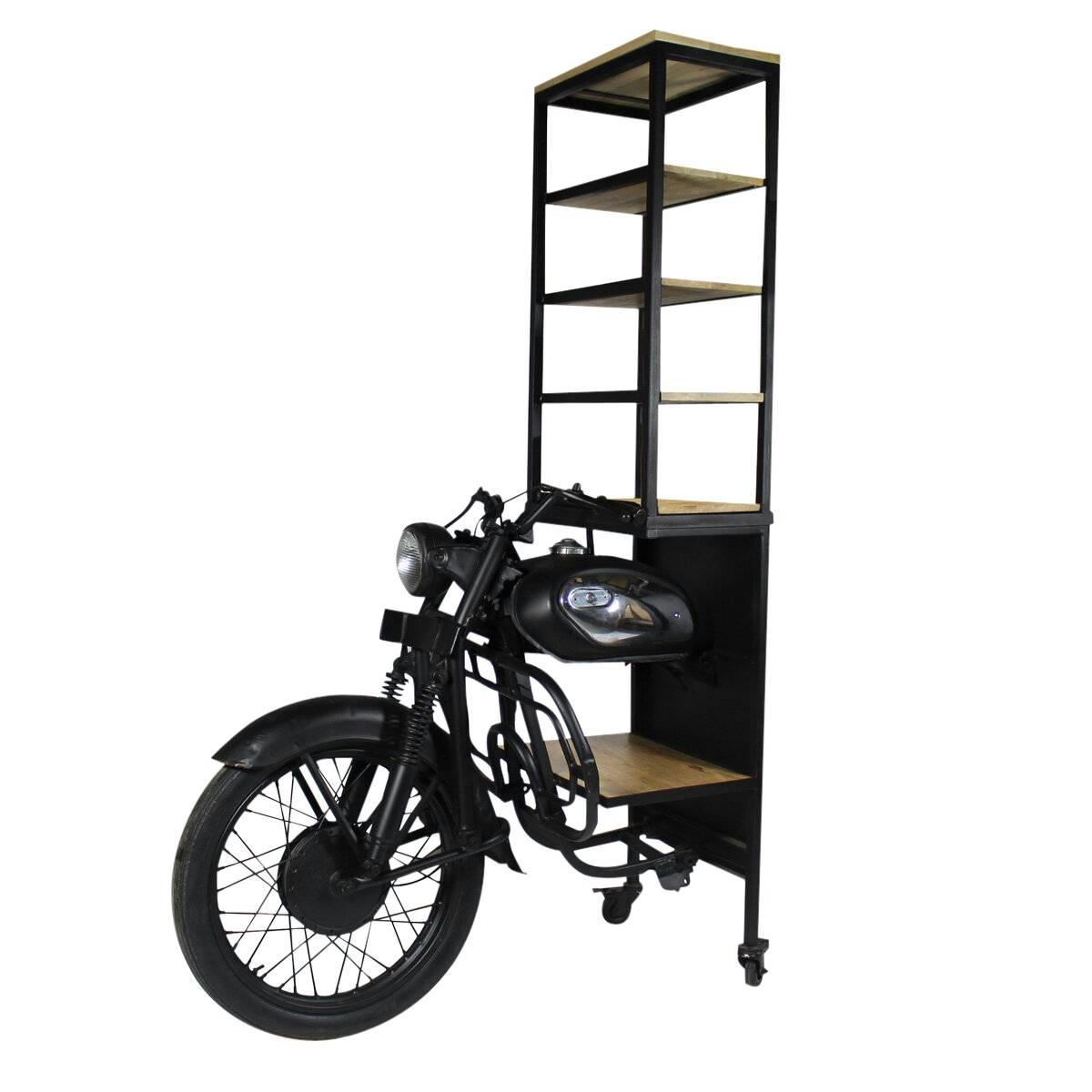 TATA - Etagère en métal noir 65 cm