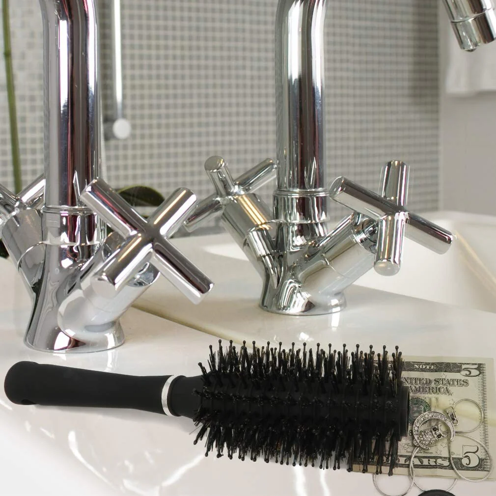 Evelots Secret Safe/Diversion Hair Brush-Hide Money/Jewelry/Valuable-Travel/Home