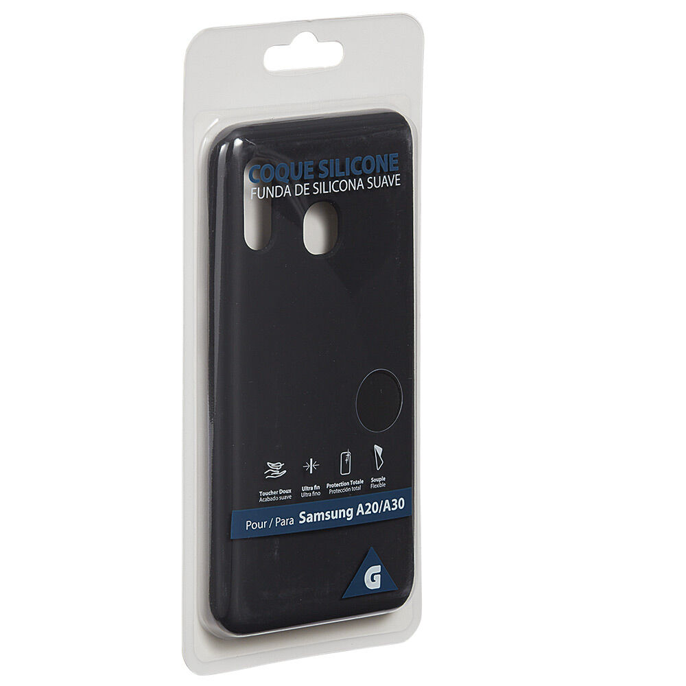 Coque en silicone Samsung A20 ou A30 noir
