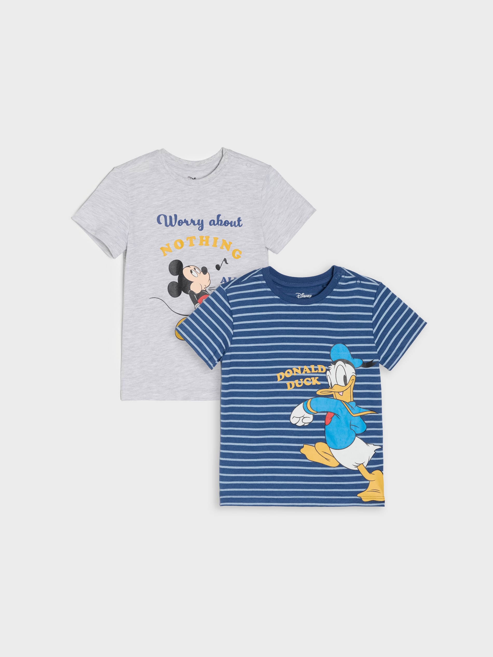Bawełniane koszulki z nadrukiem 2 pack Mickey Mouse